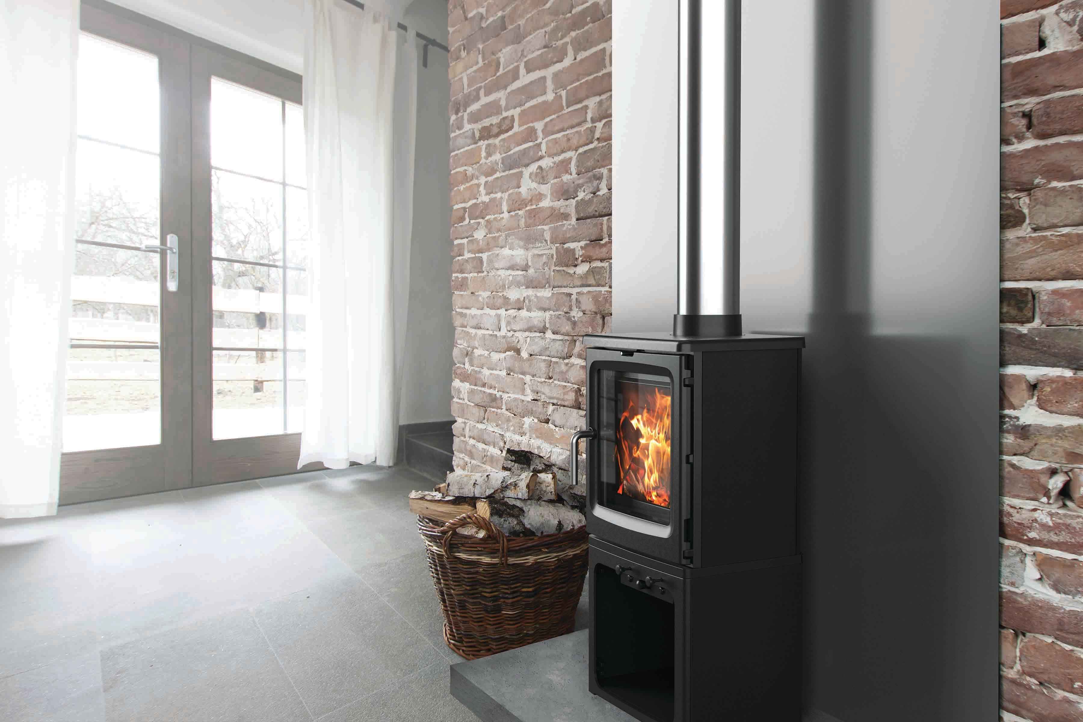 Saltfire Peanut 5 Tall 5kW Wood Burning Stove Saltfire