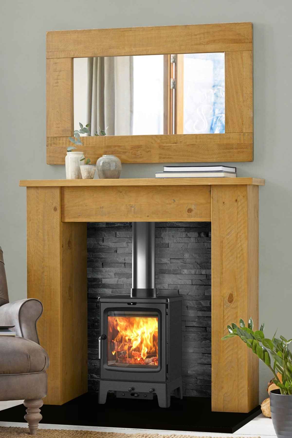 Saltfire Peanut 5 5kW Wood Burning Stove Saltfire