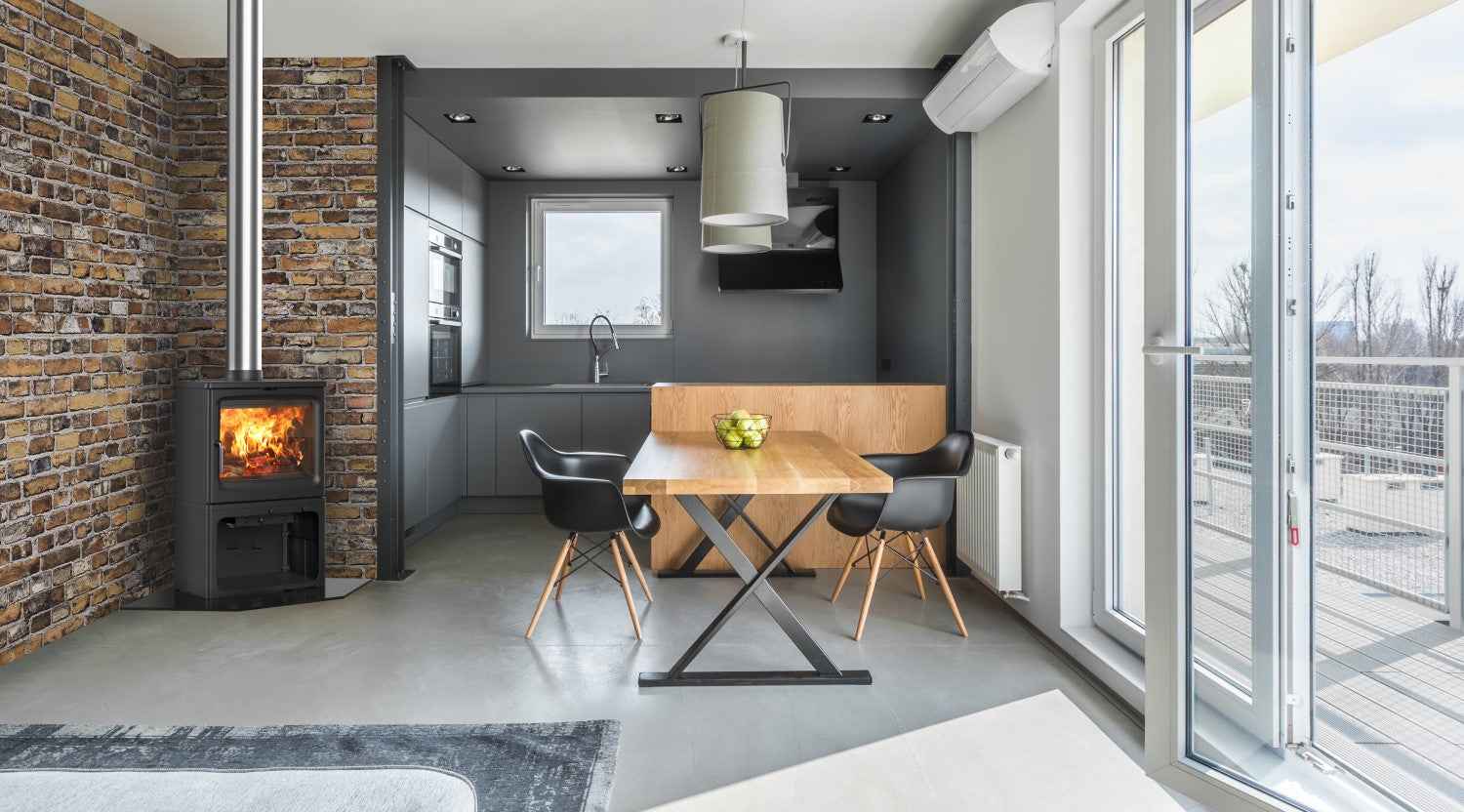 Saltfire Peanut 8 Tall 8kW Wood Burning Stove Saltfire