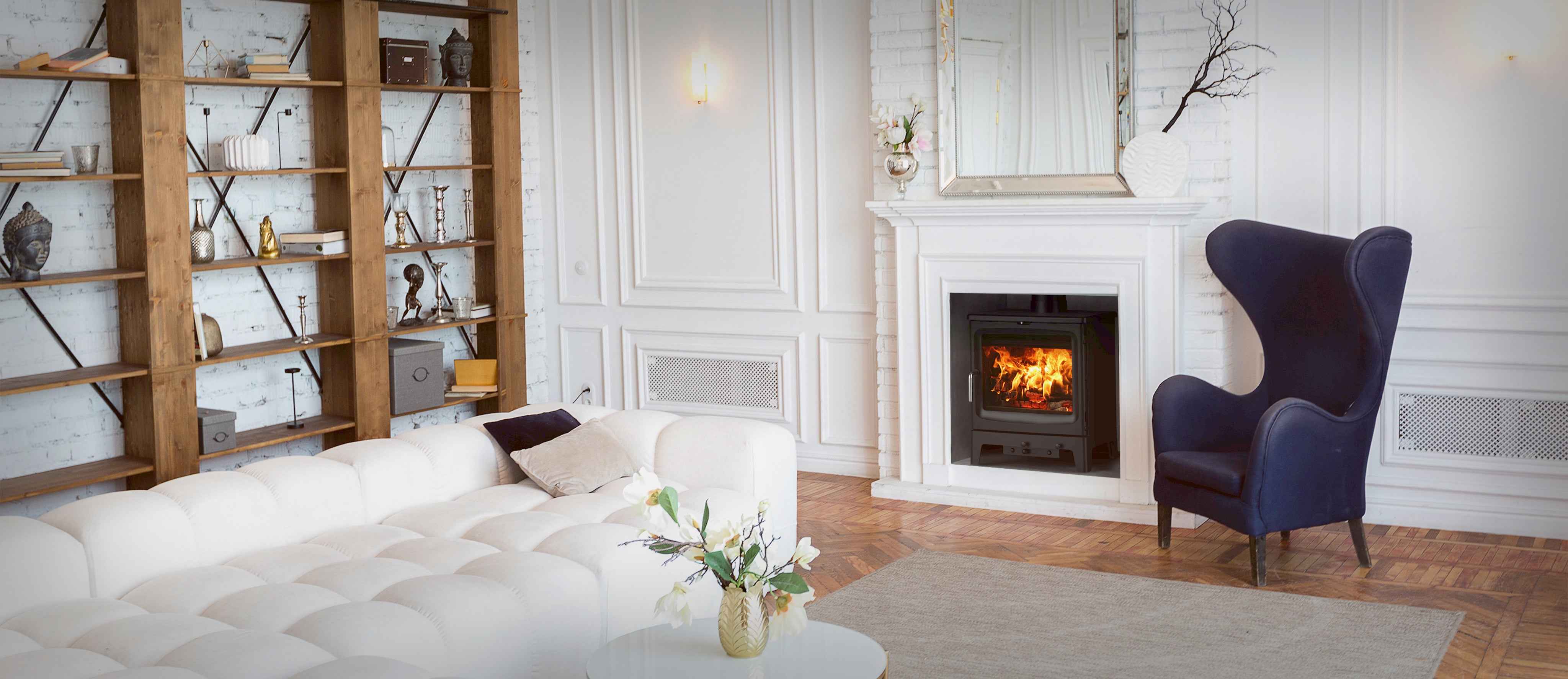 Saltfire Peanut 8 8kW Wood Burning Stove Saltfire