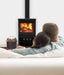 Saltfire Peanut 8 Tall 8kW Wood Burning Stove Saltfire
