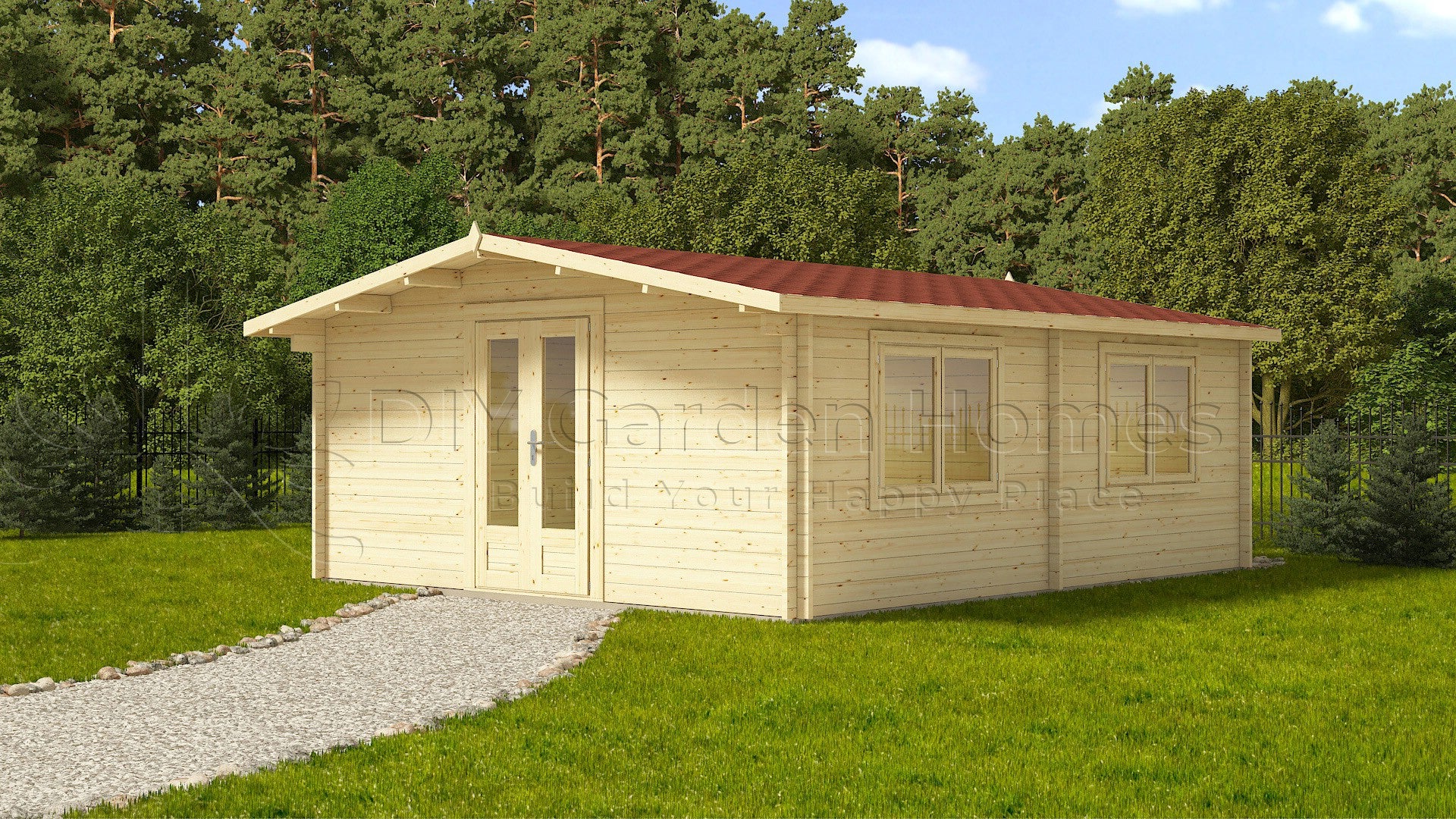 Eurovudas Palermo Log Cabin - 5m x 6m