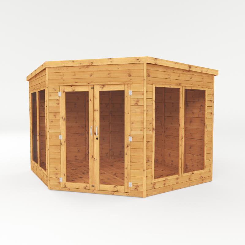 Mercia Premium Corner Summerhouse - 9ft x 9ft