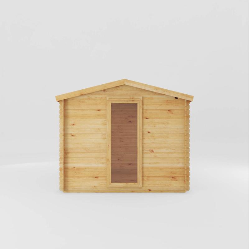 Mercia Reverse Apex Log Cabin With Side Shed - 4.6m x 3m (19mm)