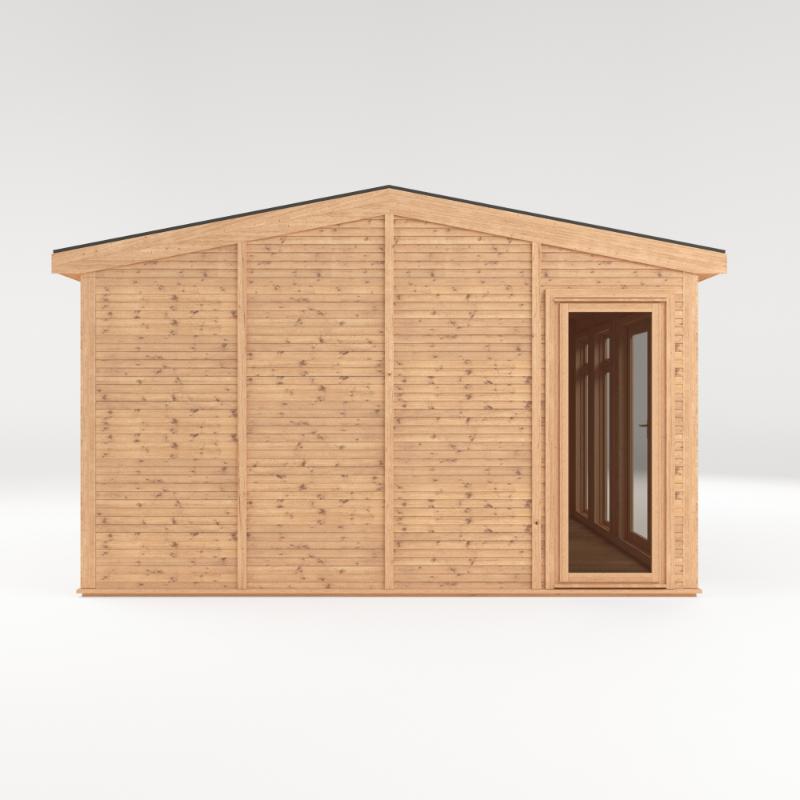 Sherwood Rufford Insulated Garden Room - 4m x 4m (72mm)