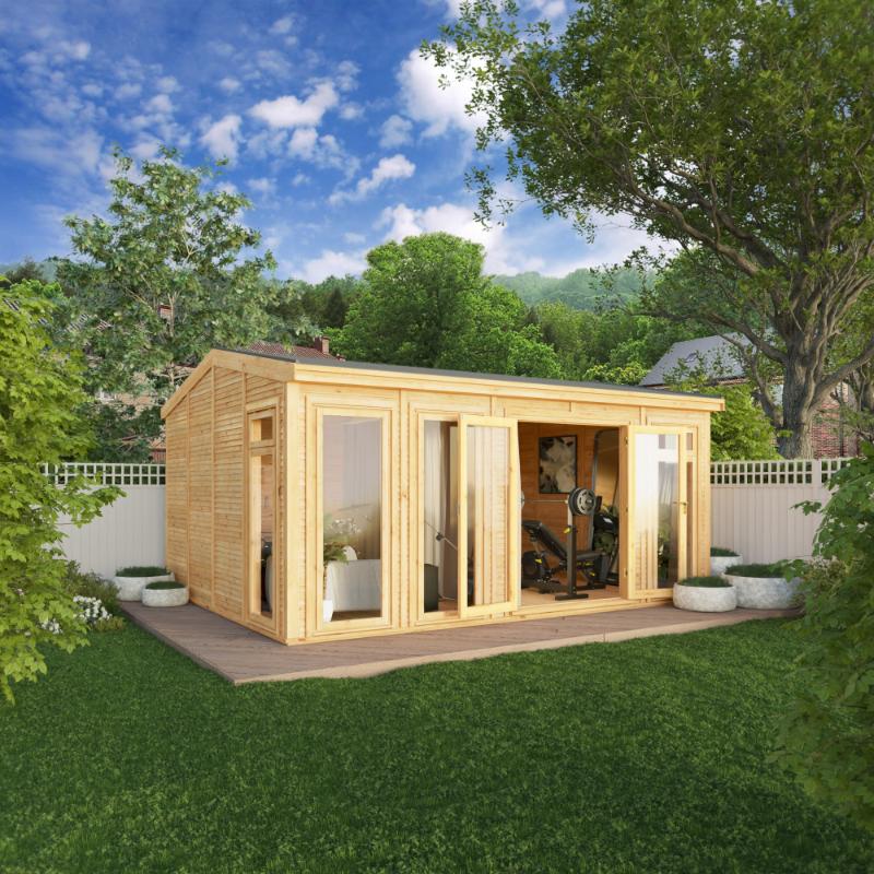 Sherwood Rufford Insulated Garden Room - 5m x 4m (72mm)