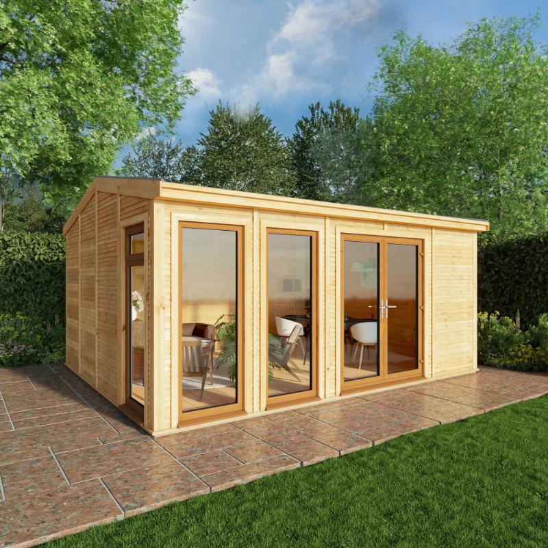 Sherwood Rufford Insulated Garden Room - 5m x 4m (72mm)