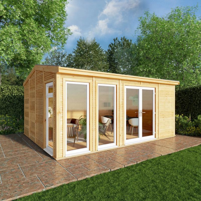 Sherwood Rufford Insulated Garden Room - 5m x 4m (72mm)