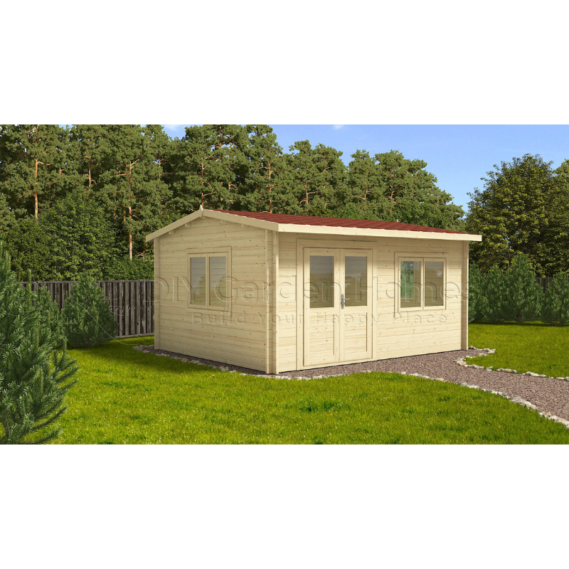 Eurovudas Rumus Log Cabin - 4m x 3m