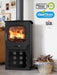 Saltfire ST-X4 Tall 4.1kW Wood Burning And Multi-Fuel Stove Saltfire