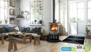 Saltfire ST-X8 Tall 8kW Wood Burning And Multi Fuel Stove Saltfire