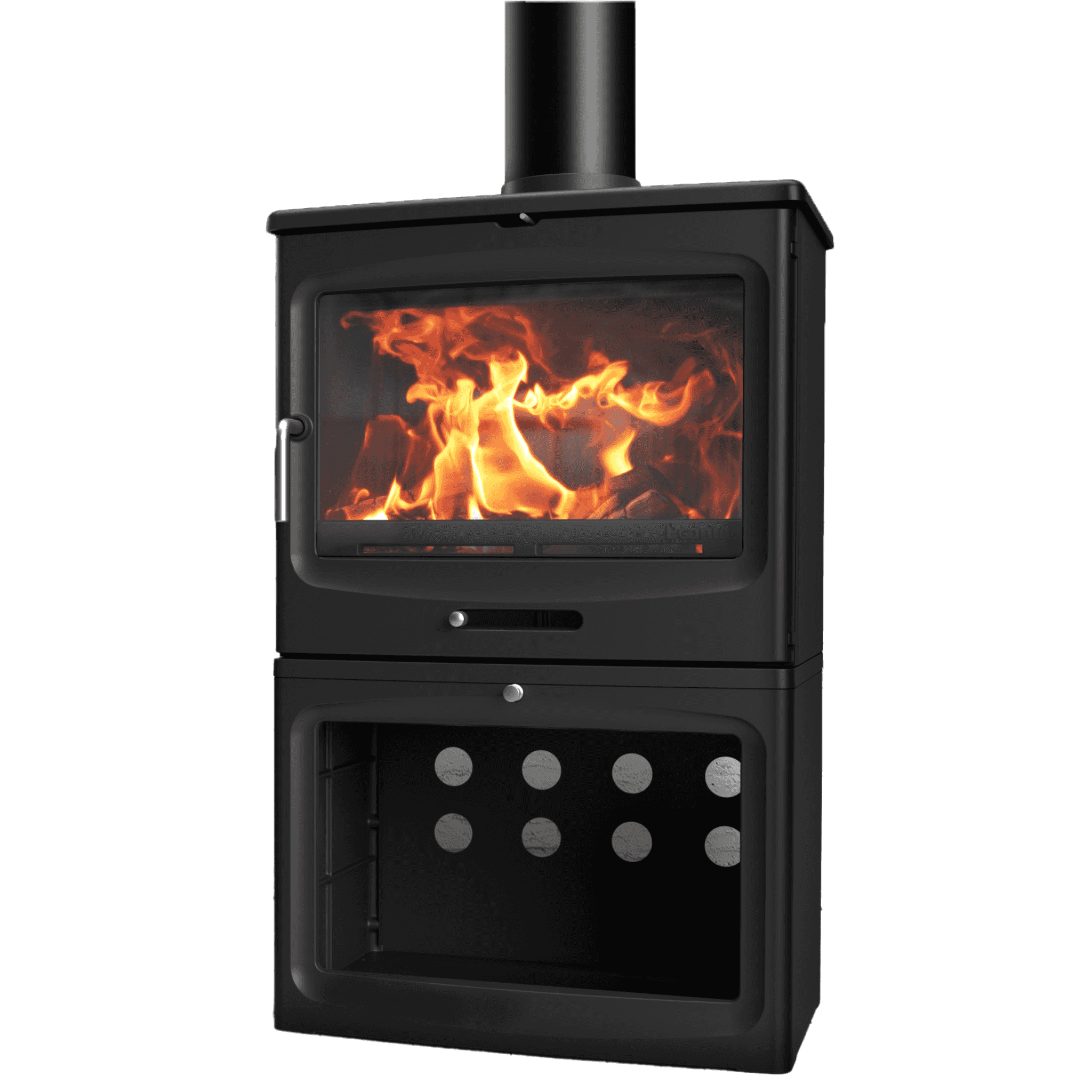 Saltfire Peanut 10 Tall 10kW Wood Burning Stove Saltfire