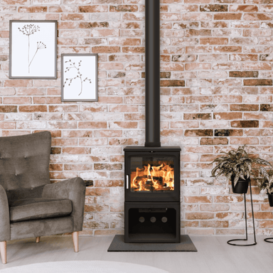 Saltfire Peanut 8 Tall 8kW Wood Burning Stove Saltfire