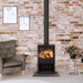 Saltfire Peanut 8 Tall 8kW Wood Burning Stove Saltfire