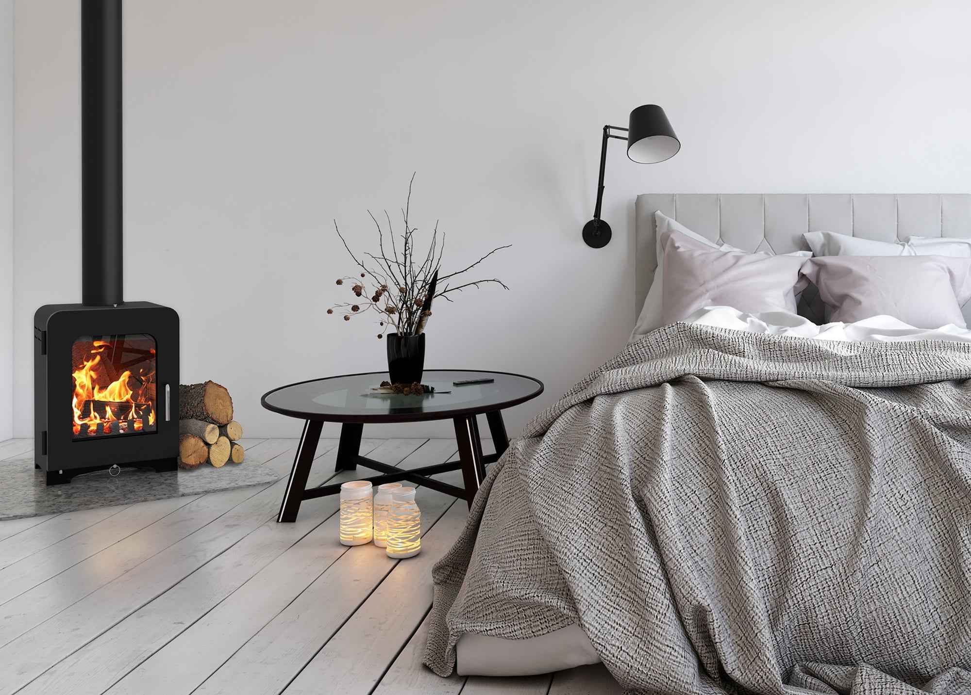 Saltfire ST2 5kW Wood Burning And Multi-Fuel Stove Saltfire