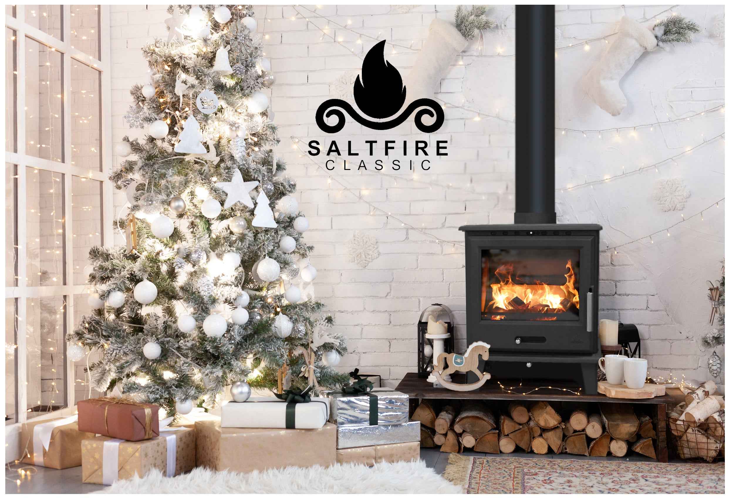 Saltfire Classic 5kW Wood Burning Stove Saltfire