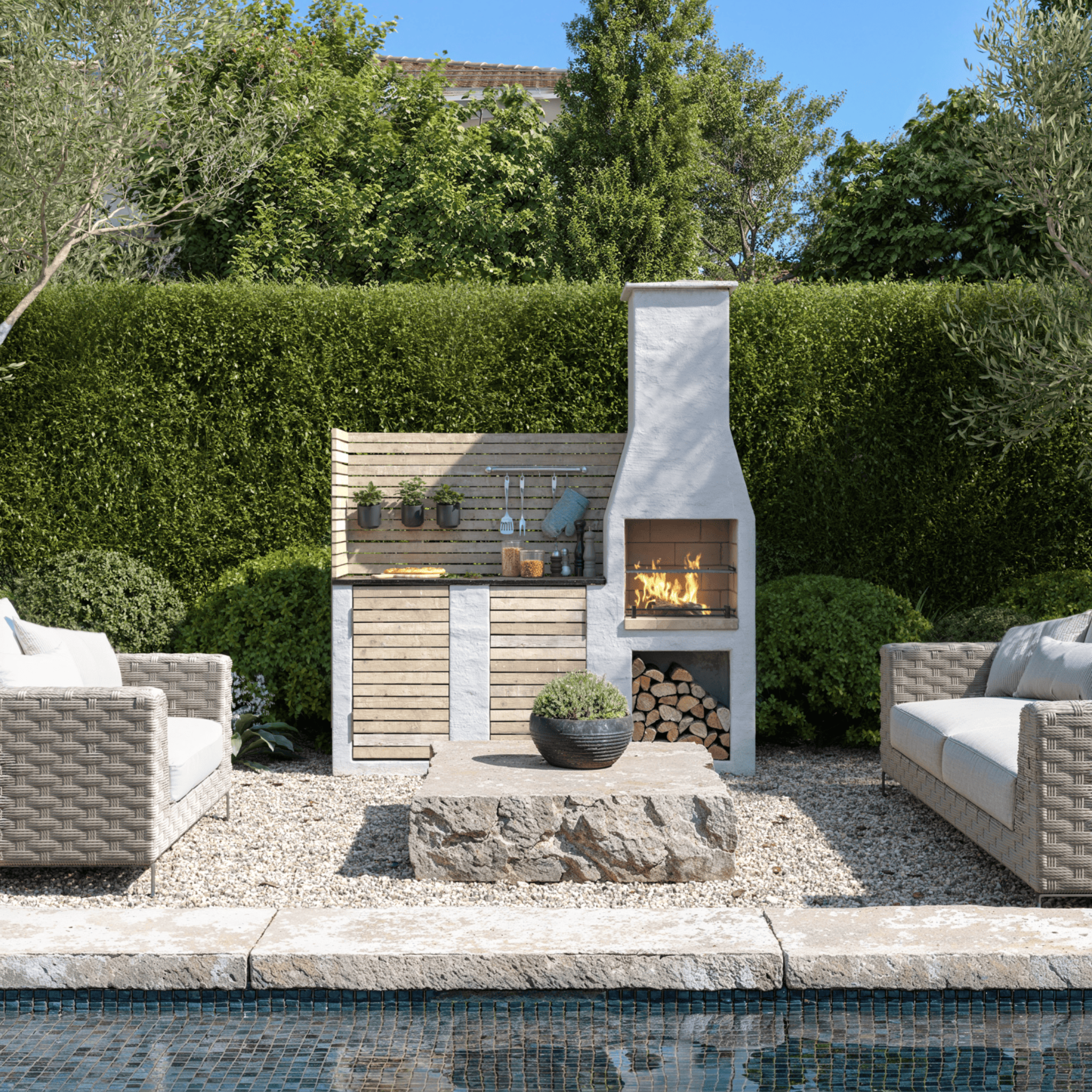 Schiedel Hale Outdoor Masonry Kitchen Schiedel