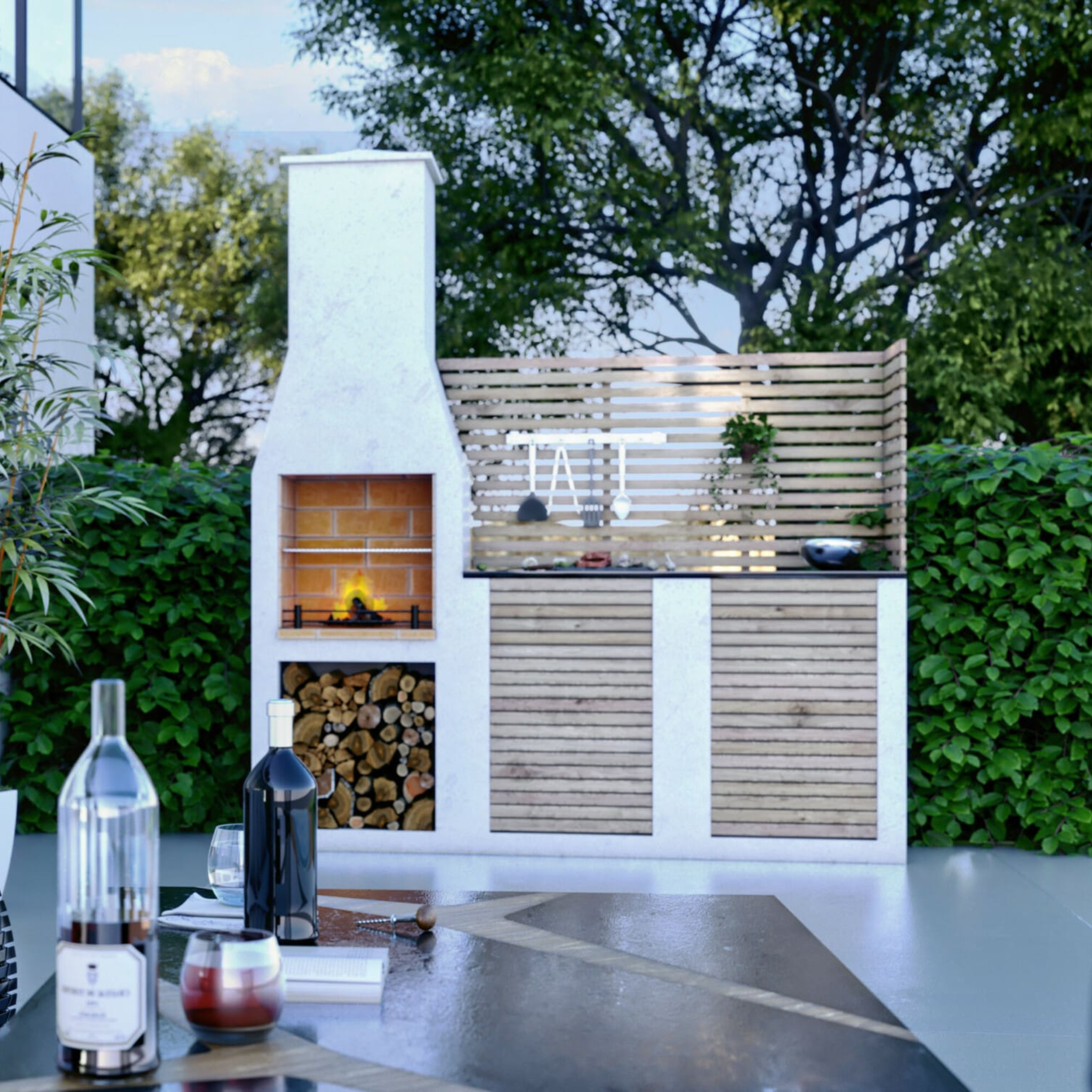Schiedel Hale Outdoor Masonry Kitchen Schiedel