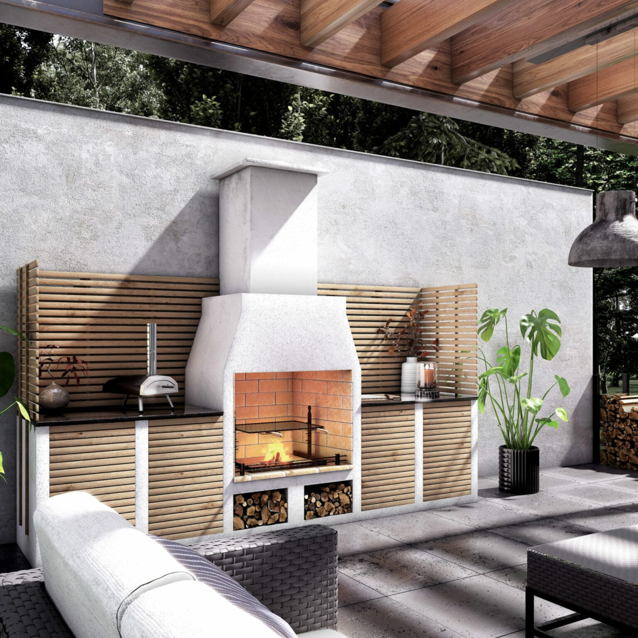 Schiedel Kingsley Masonry Outdoor Kitchen Schiedel