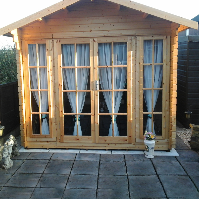 Shire Epping Log Cabin - 12 x 8