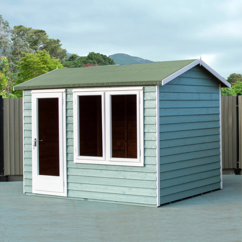 Shire Melrose Apex Roof Insulated Garden Office - 10 x 8