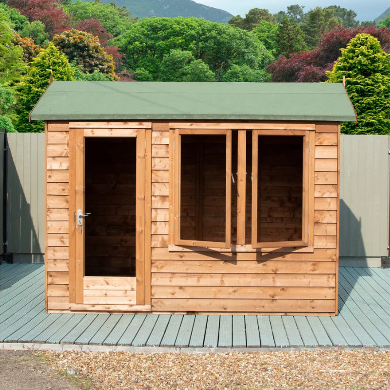 Shire Melrose Apex Roof Insulated Garden Office - 10 x 8