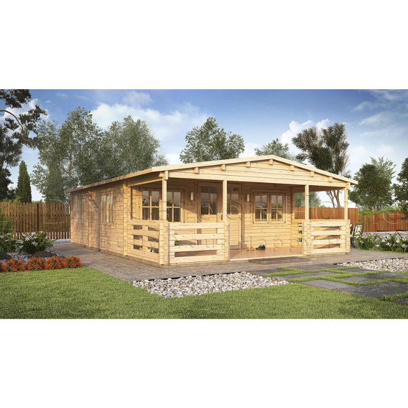 Eurovudas Spagna Log Cabin - 6m x 6.5m