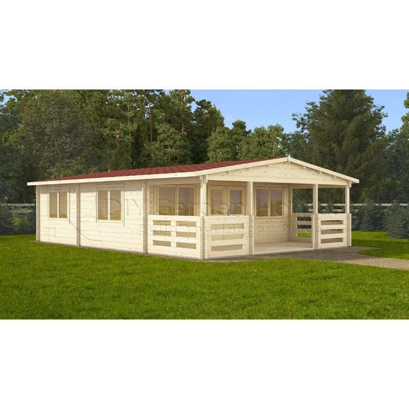 Eurovudas Spagna Log Cabin - 6m x 6.5m