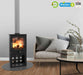 Saltfire ST-X5 Tall 5kW Wood Burning And Multi Fuel Stove Saltfire