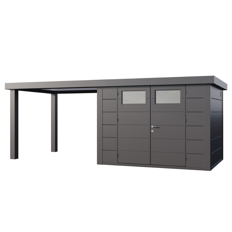 Telluria Eleganto 3024 Metal Garden Room With Large Open Lounge (20 x 8 ft)