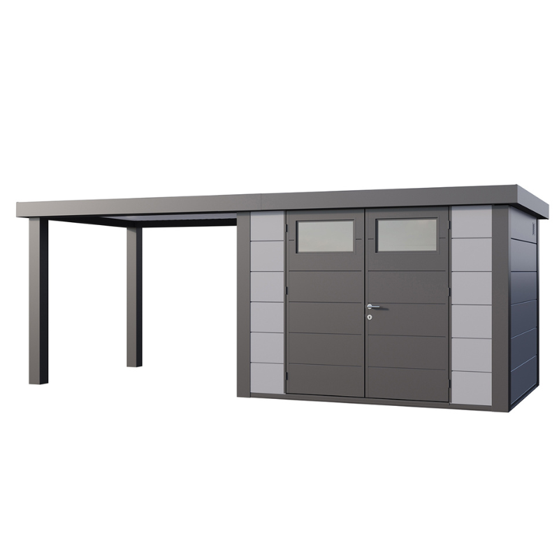 Telluria Eleganto 3024 Metal Garden Room With Large Open Lounge (20 x 8 ft)