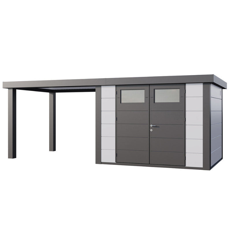 Telluria Eleganto 3024 Metal Garden Room With Large Open Lounge (20 x 8 ft)