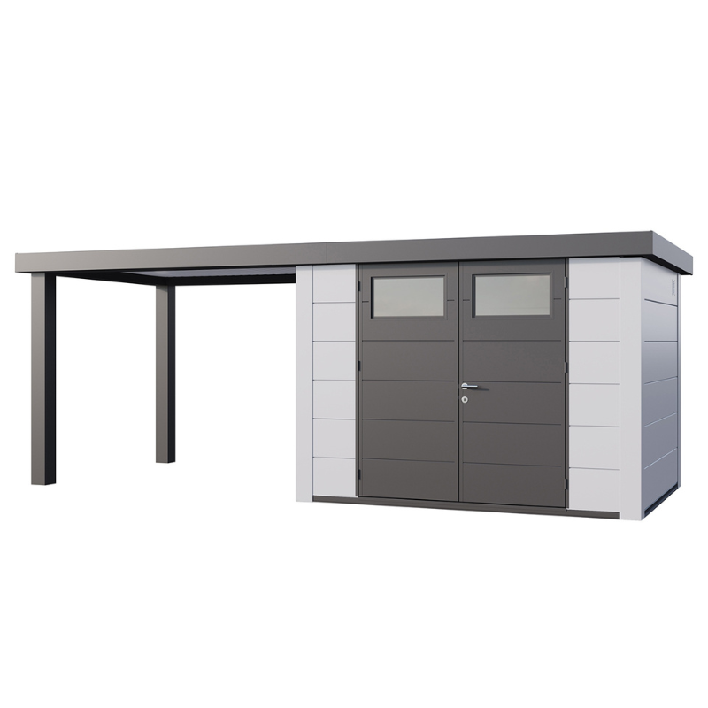 Telluria Eleganto 3024 Metal Garden Room With Large Open Lounge (20 x 8 ft)