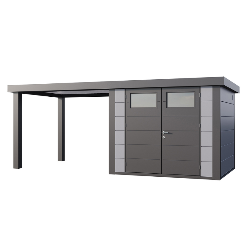 Telluria Eleganto 2724 Metal Garden Room With Large Open Lounge (19x18.5 ft)