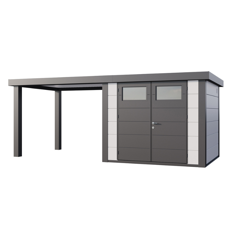 Telluria Eleganto 2724 Metal Garden Room With Large Open Lounge (19x18.5 ft)