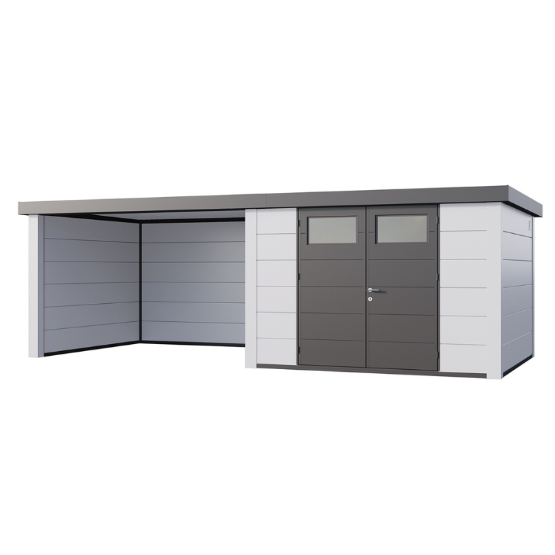 Telluria Eleganto 3030 Metal Garden Room With Large Closed Lounge (22x10.5 ft)