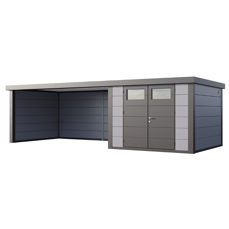 Telluria Eleganto 3030 Metal Garden Room With XL Closed Lounge (25.5x10.5 ft)