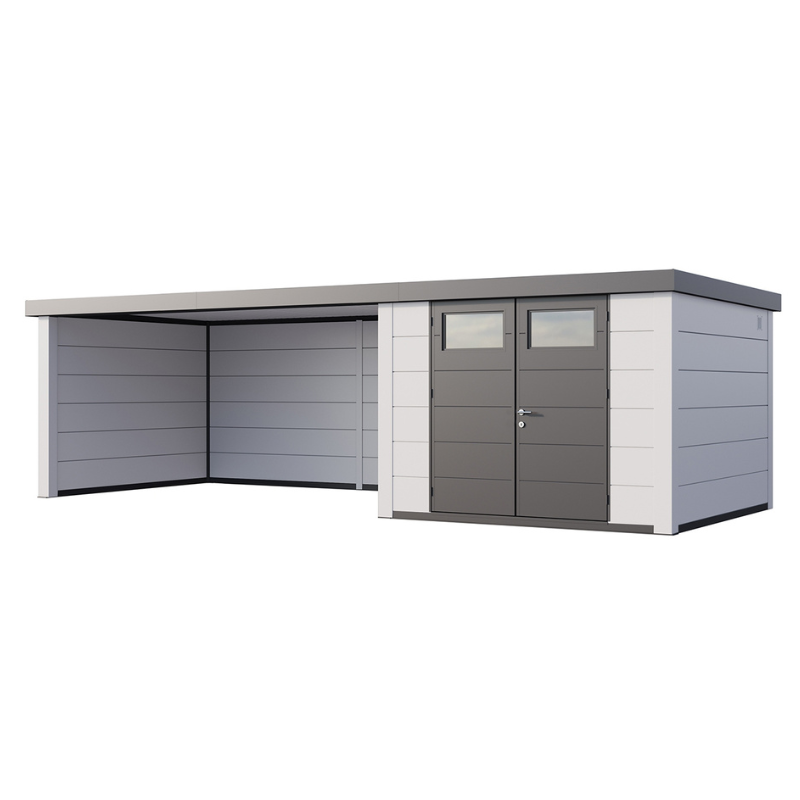 Telluria Eleganto 3030 Metal Garden Room With XL Closed Lounge (25.5x10.5 ft)