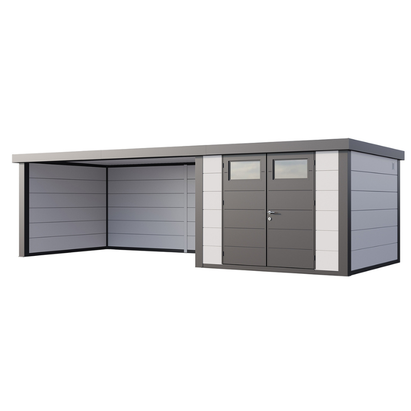 Telluria Eleganto 3030 Metal Garden Room With XL Closed Lounge (25.5x10.5 ft)