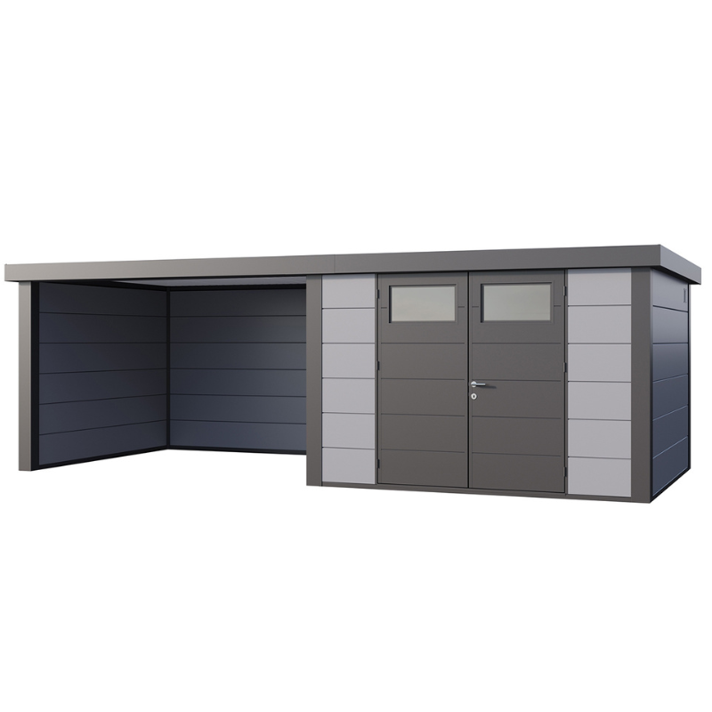 Telluria Eleganto 3330 Metal Garden Room With Large Closed Lounge (23x10.5 ft)