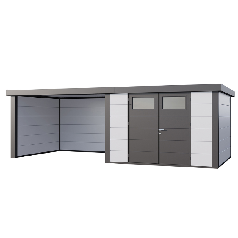 Telluria Eleganto 3330 Metal Garden Room With Large Closed Lounge (23x10.5 ft)