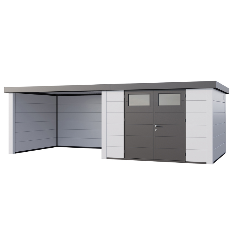 Telluria Eleganto 3330 Metal Garden Room With Large Closed Lounge (23x10.5 ft)