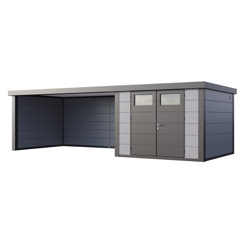 Telluria Eleganto 3330 Metal Garden Room With XL Closed Lounge (26.5x10.5 ft)