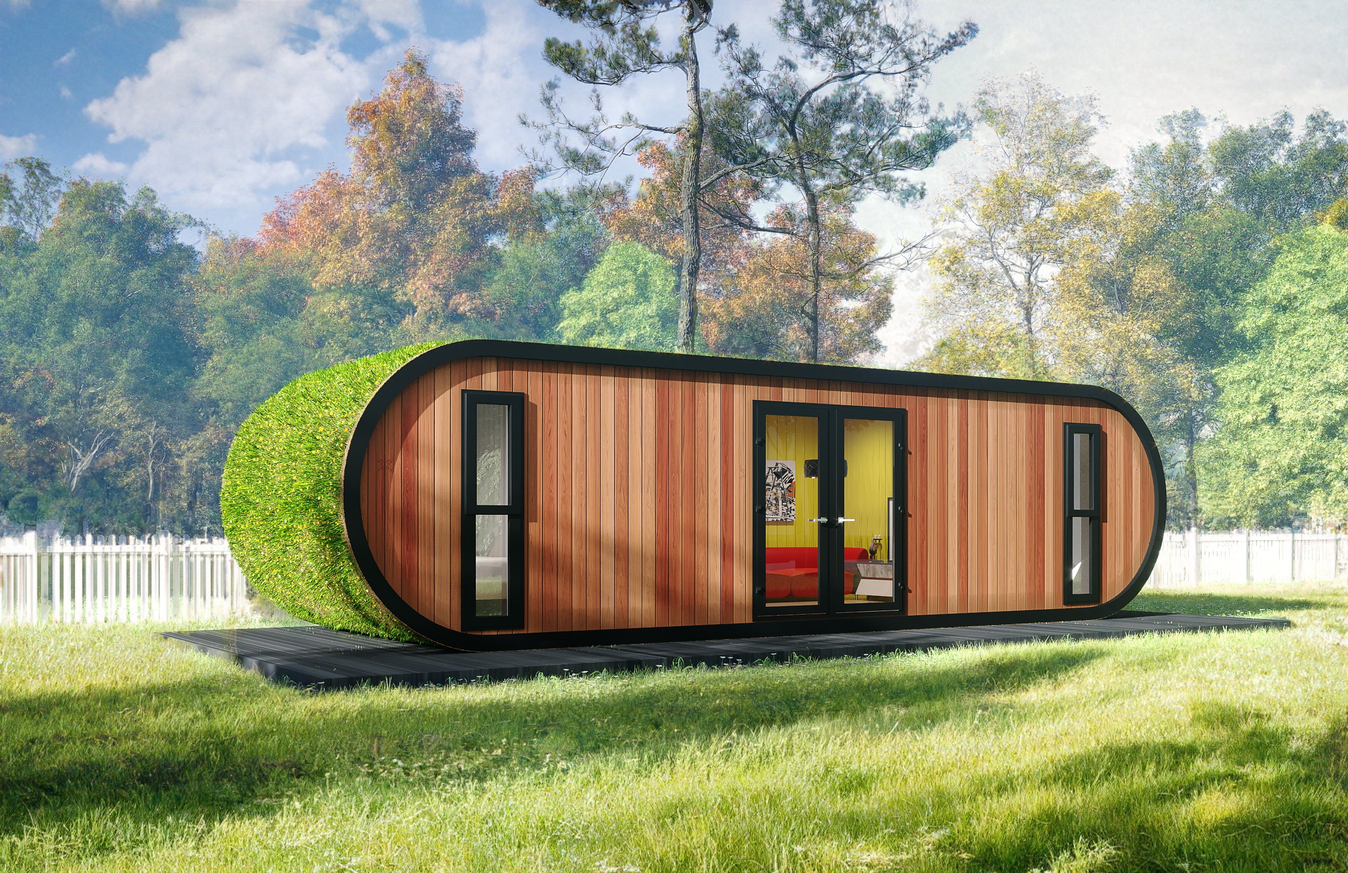 The Pill Glamping Pod - 10m x 3.5m