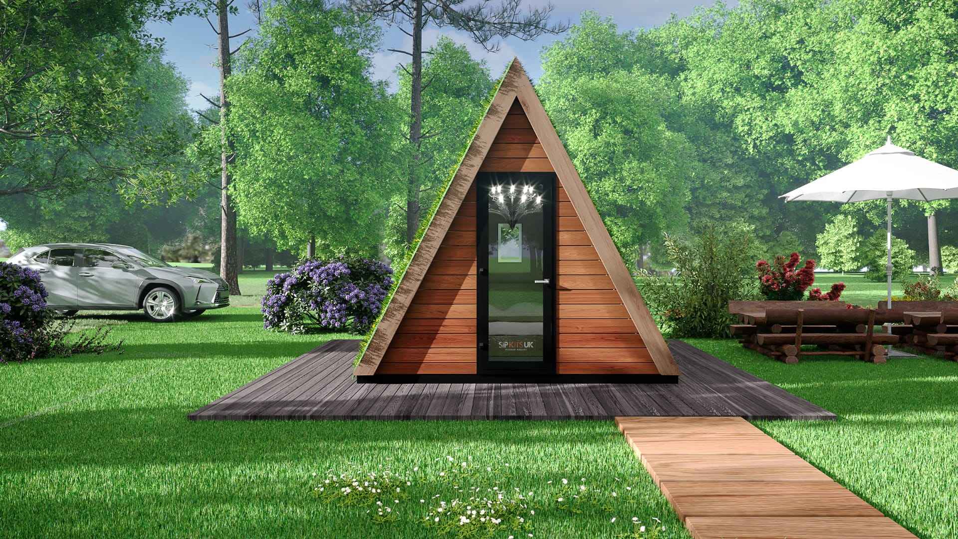 pods tent The Timber Tent Glamping Pod - 3.3m x 3.5m