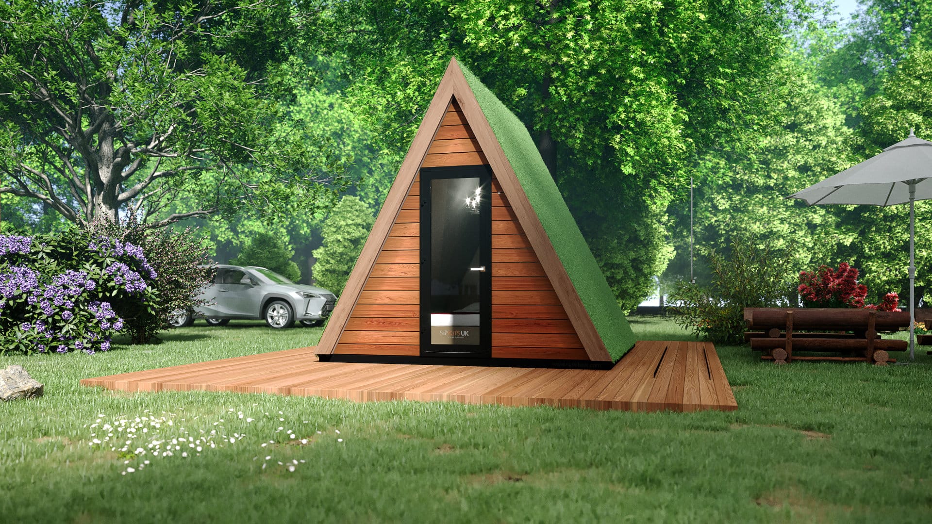 The Timber Tent Glamping Pod - 3.3m x 3.5m