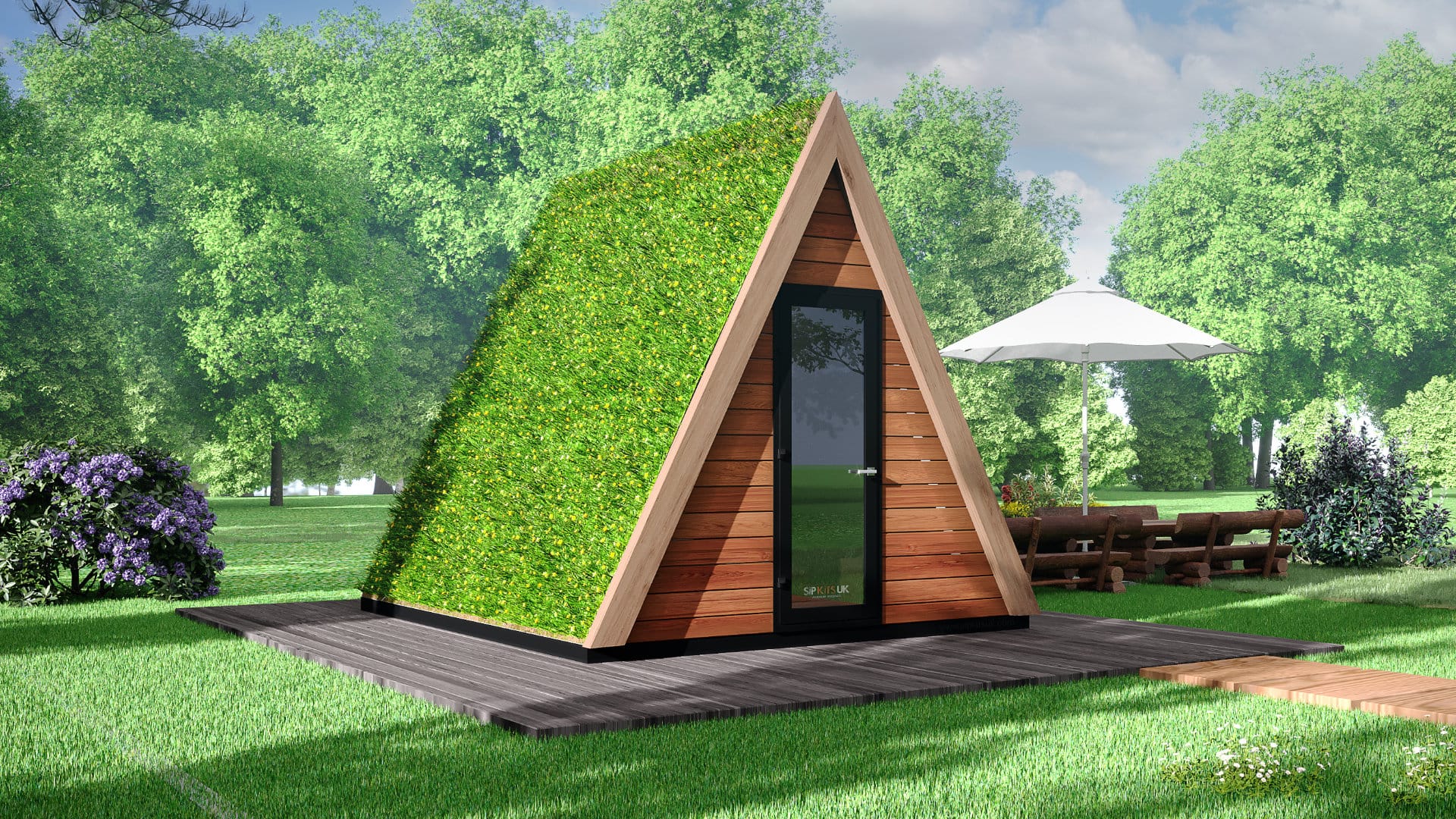 The Timber Tent Glamping Pod - 3.3m x 3.5m