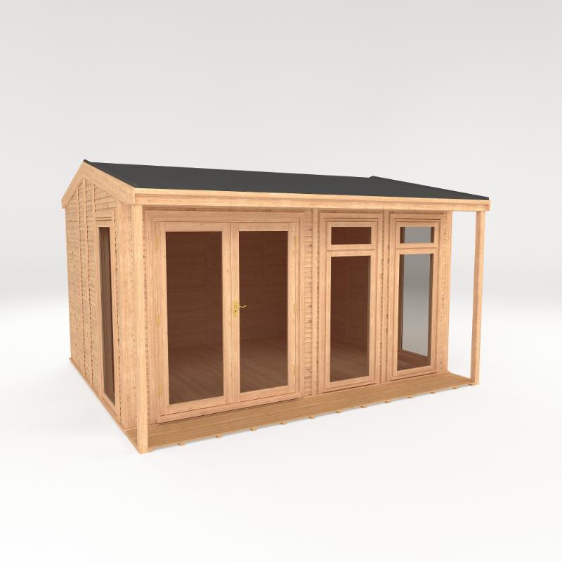 Sherwood Thoresby Insulated Garden Room - 4m x 3m (72mm)