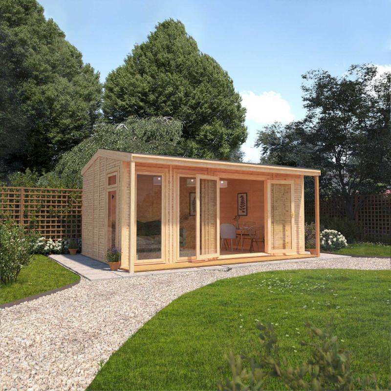 Sherwood Thoresby Insulated Garden Room - 5m x 3m (72mm)