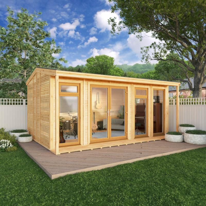 Sherwood Thoresby Insulated Garden Room - 5m x 3m (72mm)